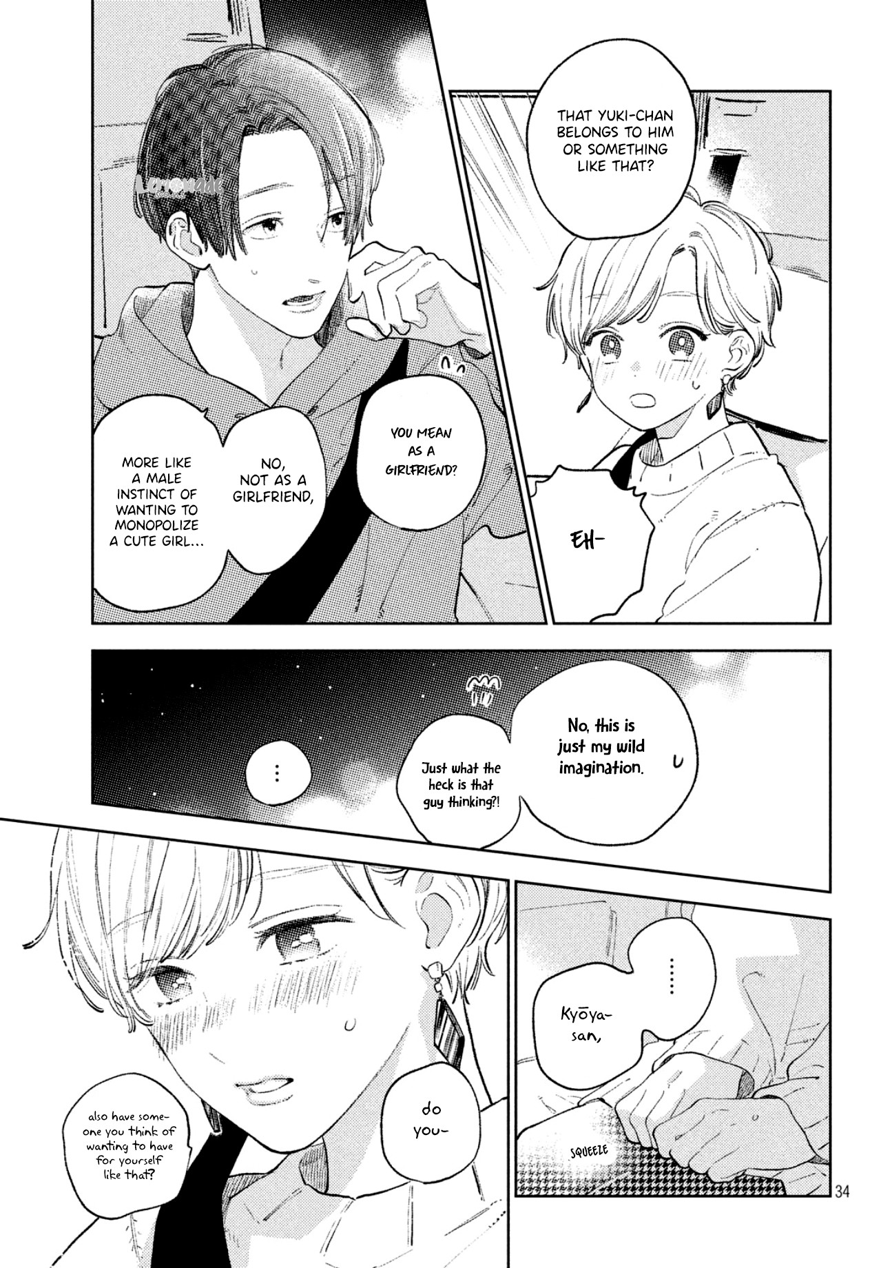 Yubisaki to Renren chapter 7 page 34