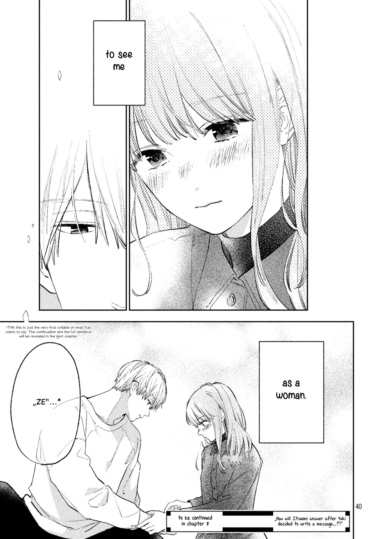 Yubisaki to Renren chapter 7 page 40