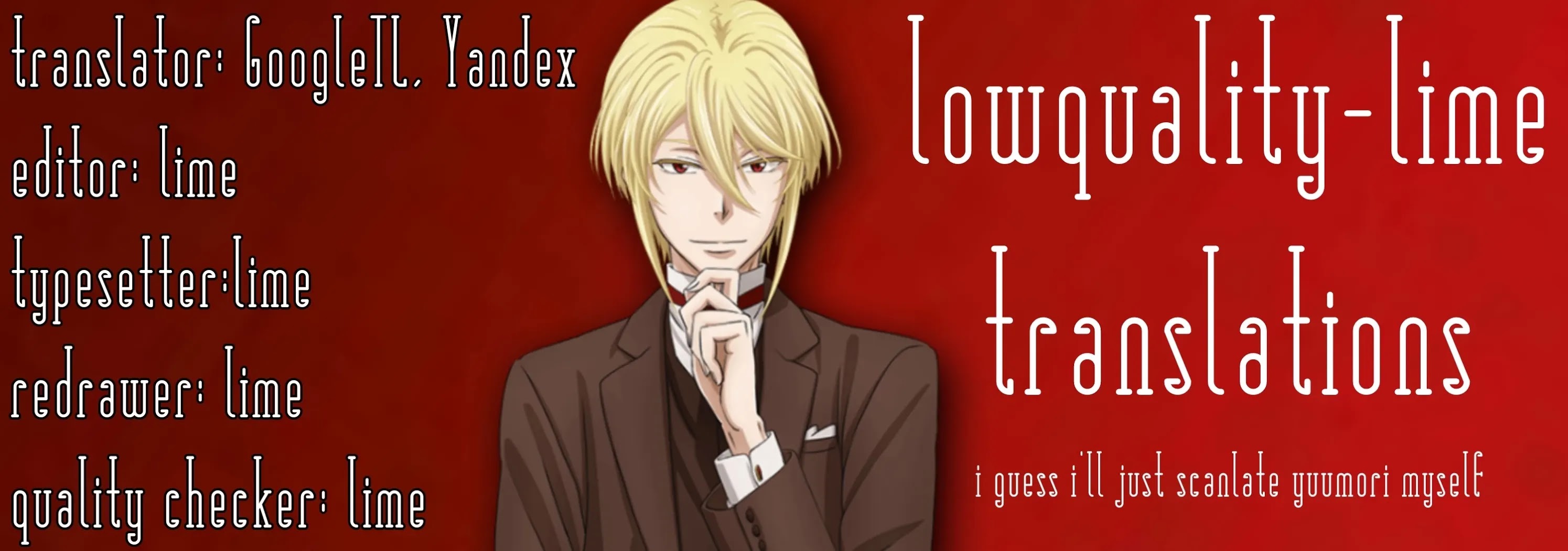 Yukoku no Moriarty chapter 30 page 1