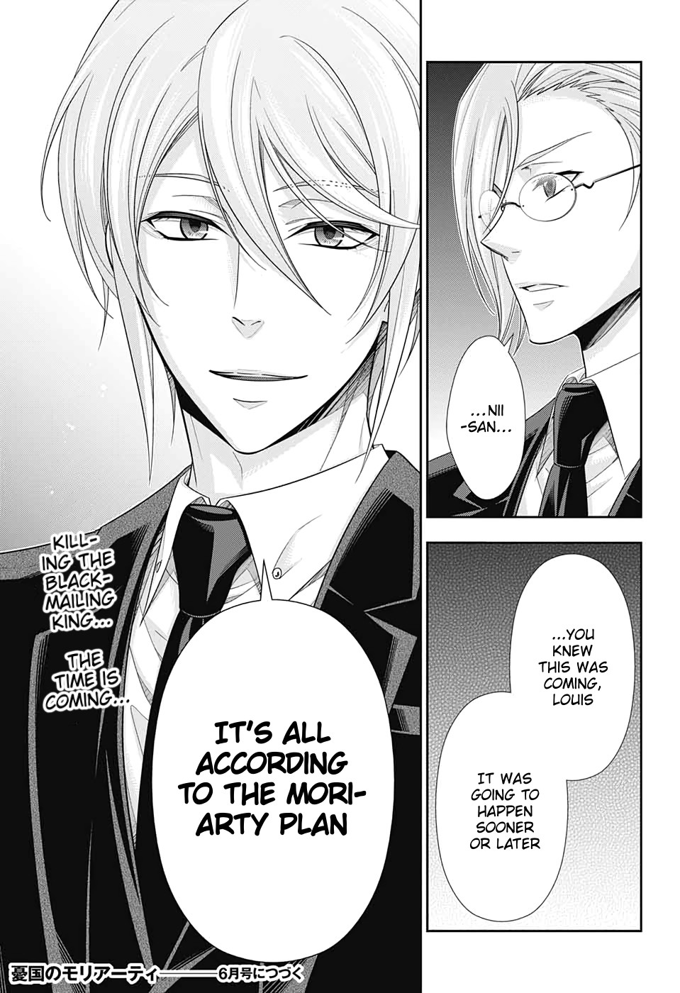 Yukoku no Moriarty chapter 45 page 46