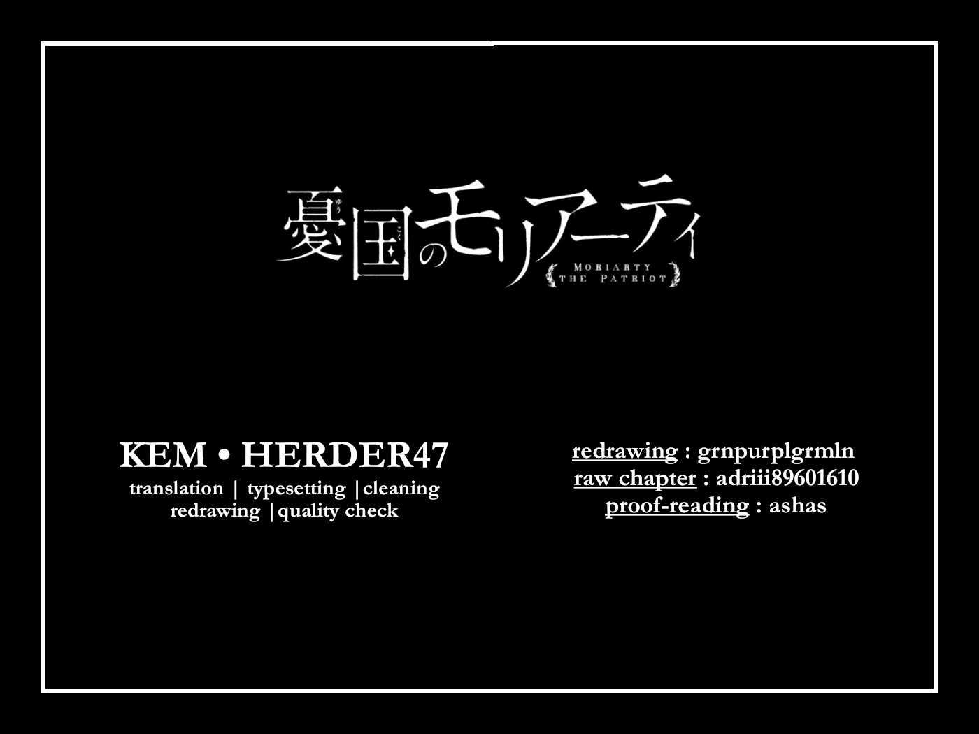 Yukoku no Moriarty chapter 72 page 1