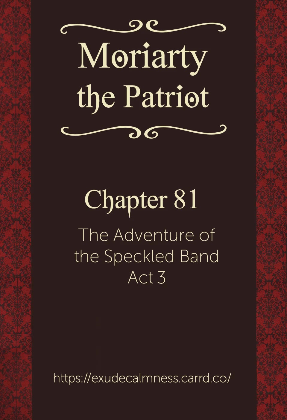 Yukoku no Moriarty chapter 81 page 1