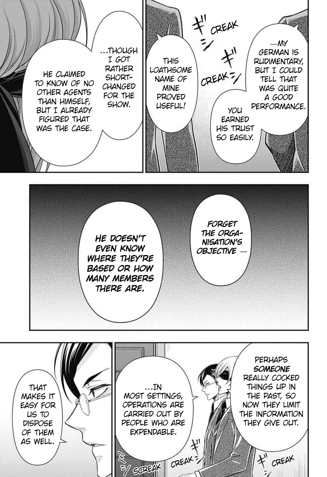 Yukoku no Moriarty chapter 91 page 14