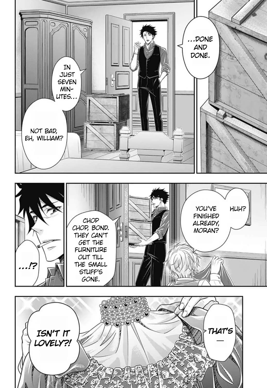Yukoku no Moriarty chapter 92 page 14