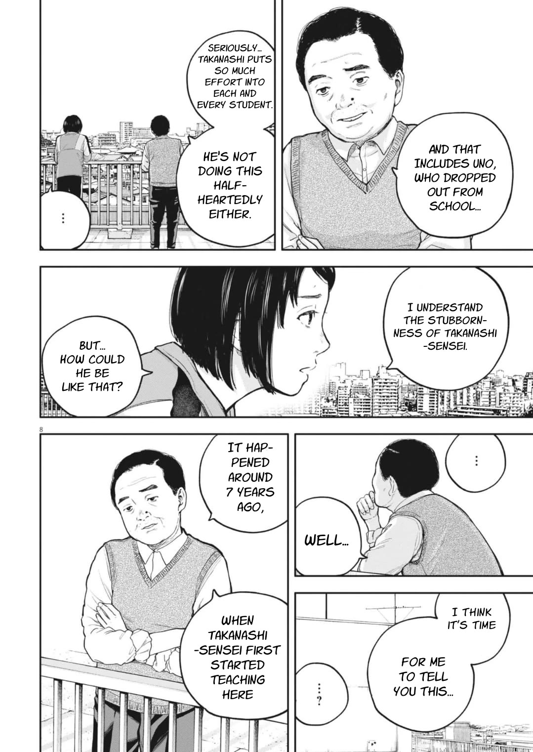 Yumenashi-sensei's Guidance Counseling chapter 36 page 9
