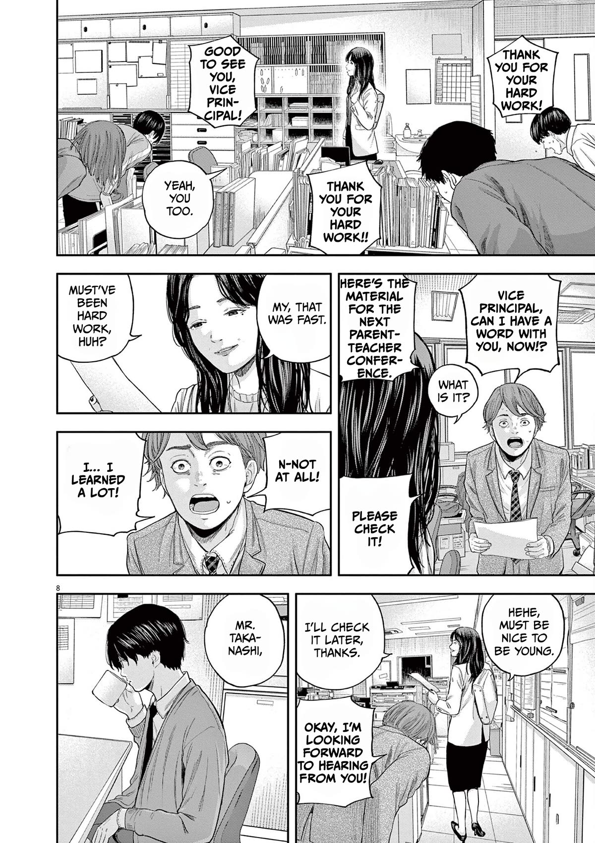 Yumenashi-sensei's Guidance Counseling chapter 6 page 8