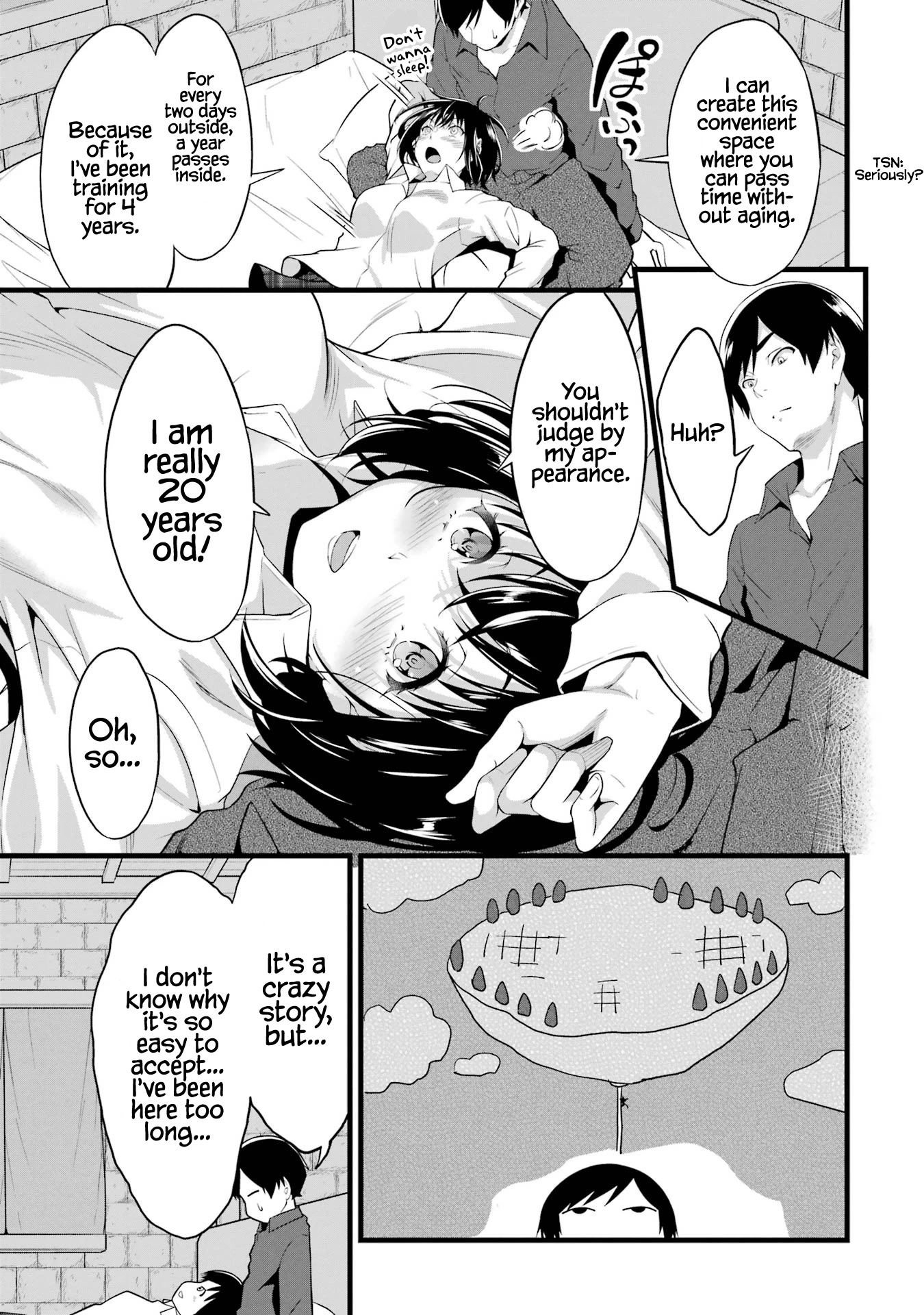 Yuru Fuwa Noka No Moji Bake Skill chapter 15 page 58