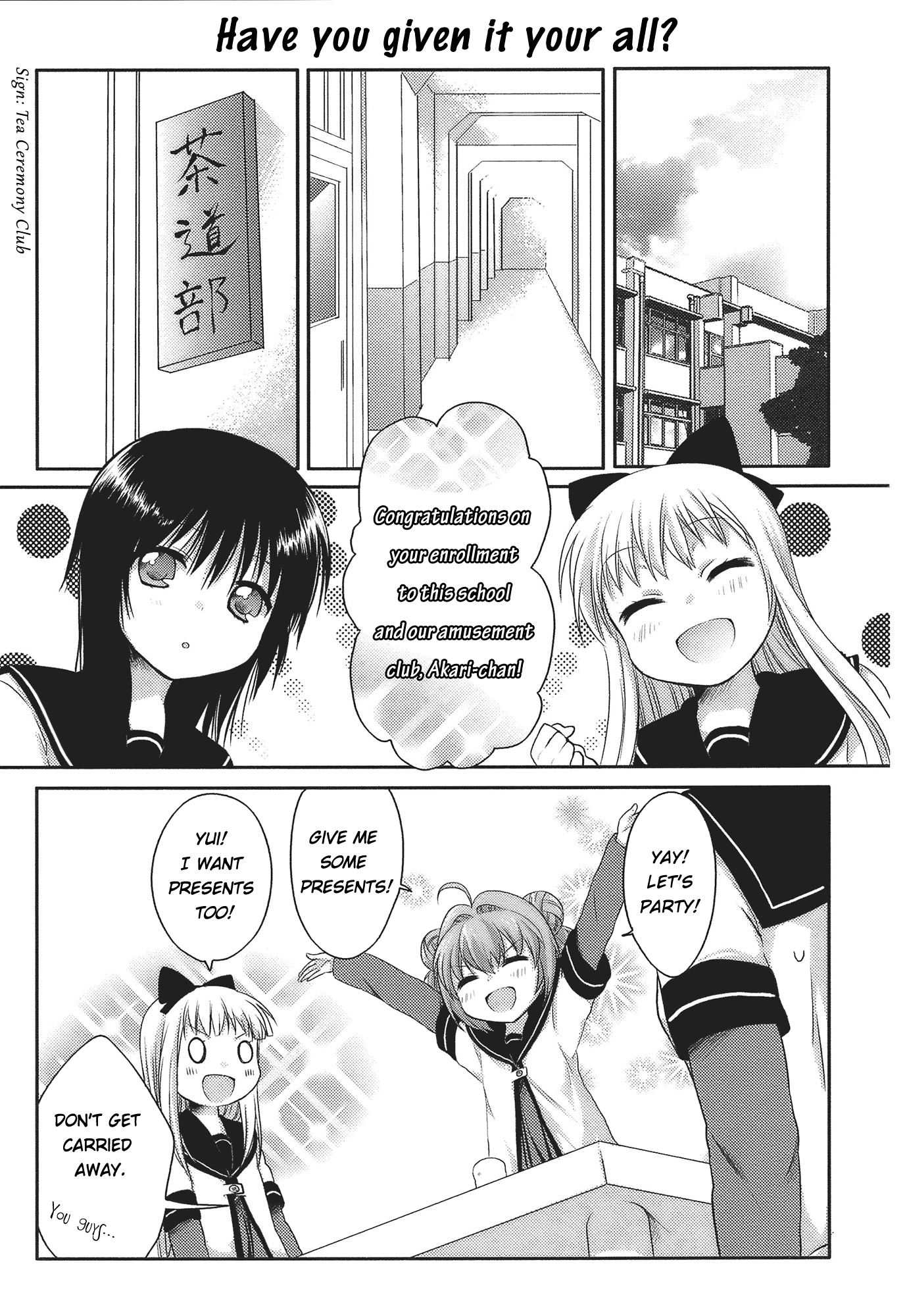Yuru Yuri chapter 1 page 6