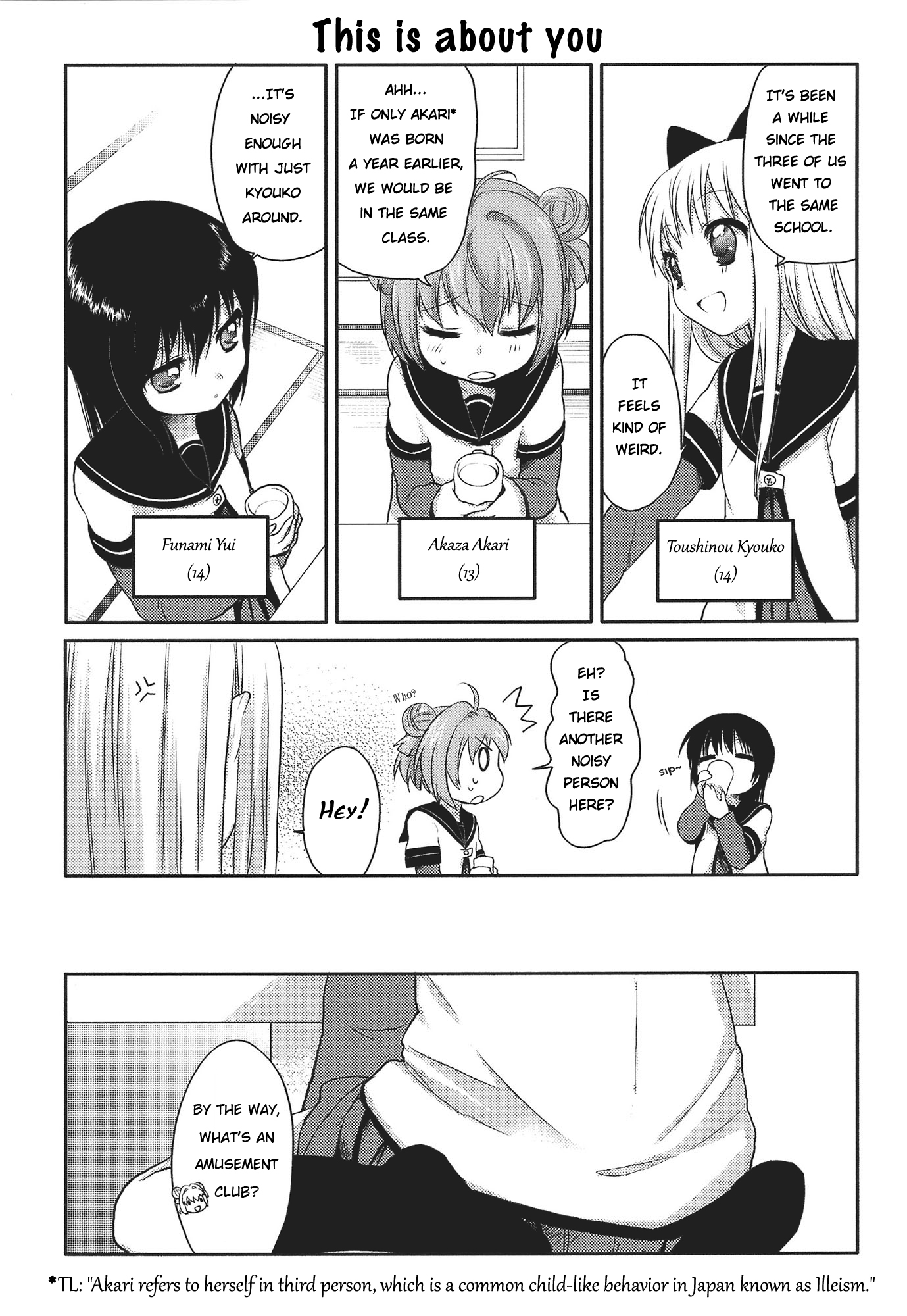 Yuru Yuri chapter 1 page 8