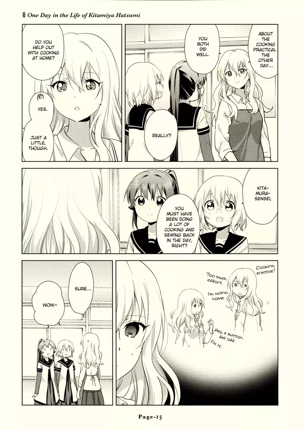 Yuru Yuri chapter 108.6 page 16