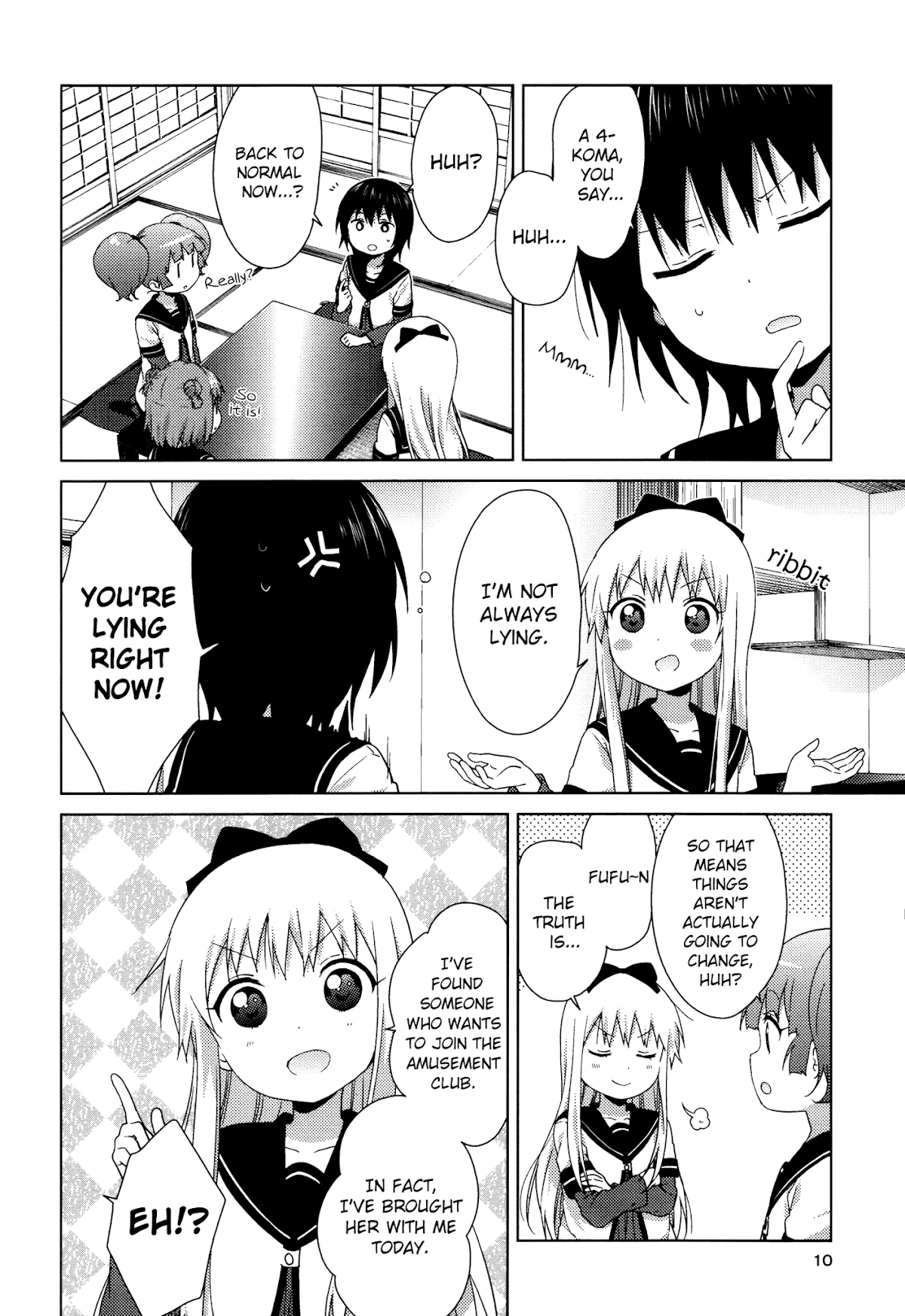 Yuru Yuri chapter 109 page 2