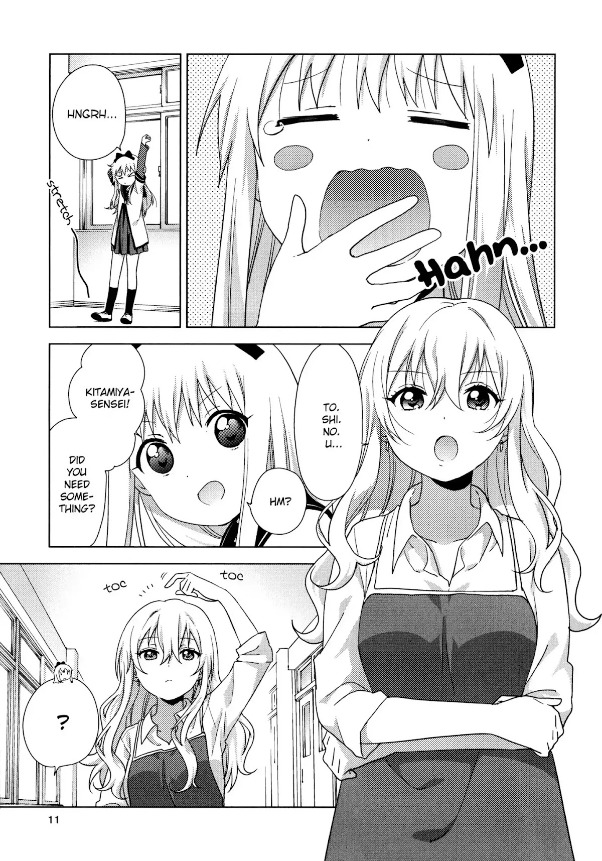 Yuru Yuri chapter 128.5 page 10