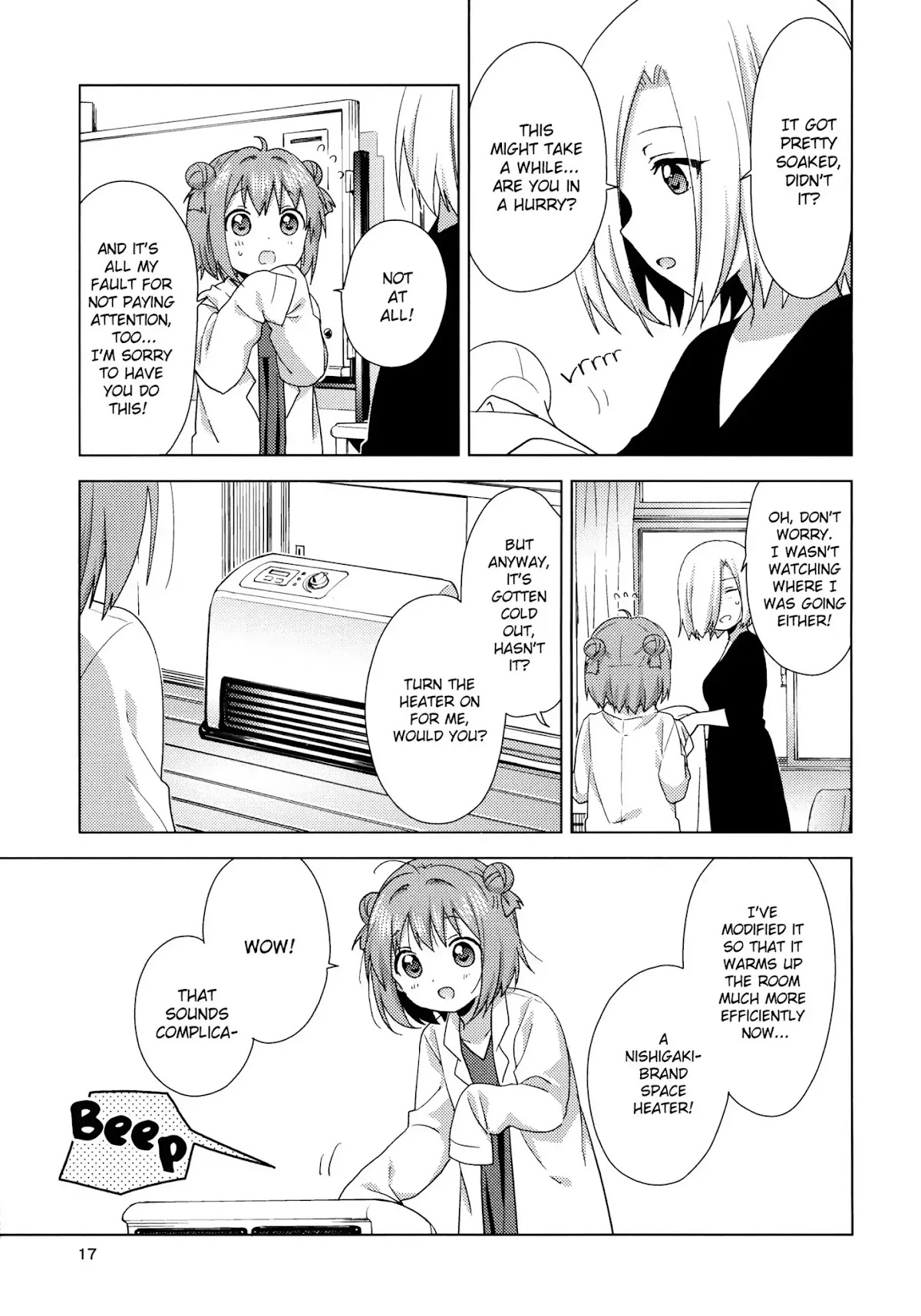 Yuru Yuri chapter 128.5 page 16