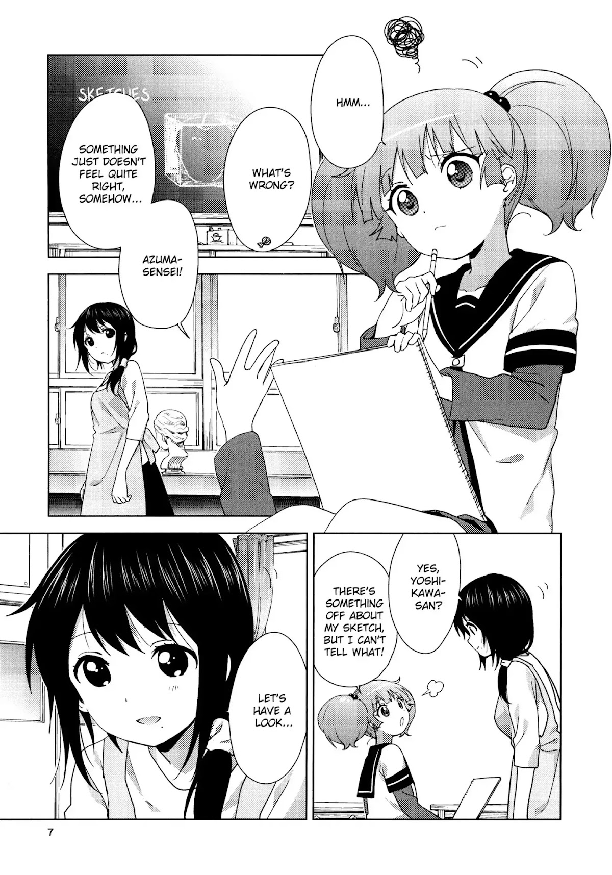 Yuru Yuri chapter 128.5 page 6