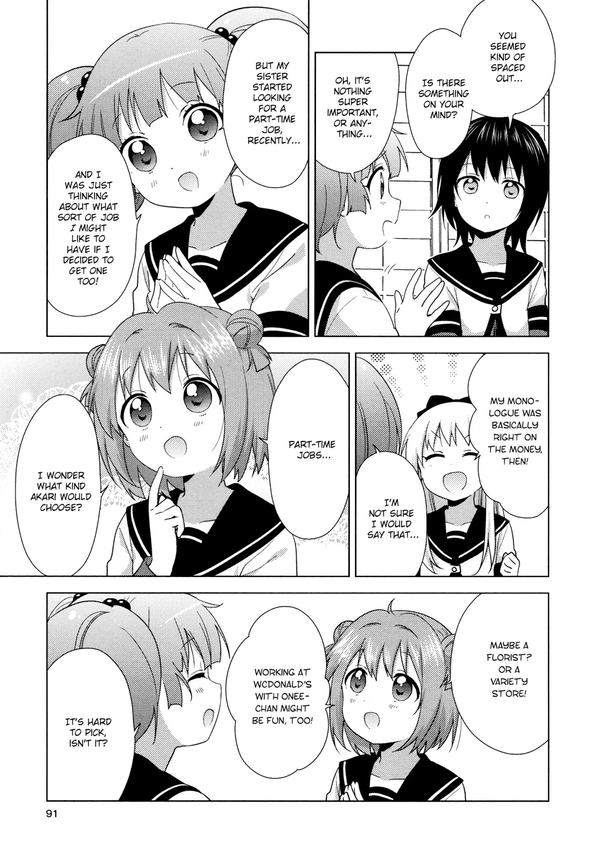 Yuru Yuri chapter 135 page 3