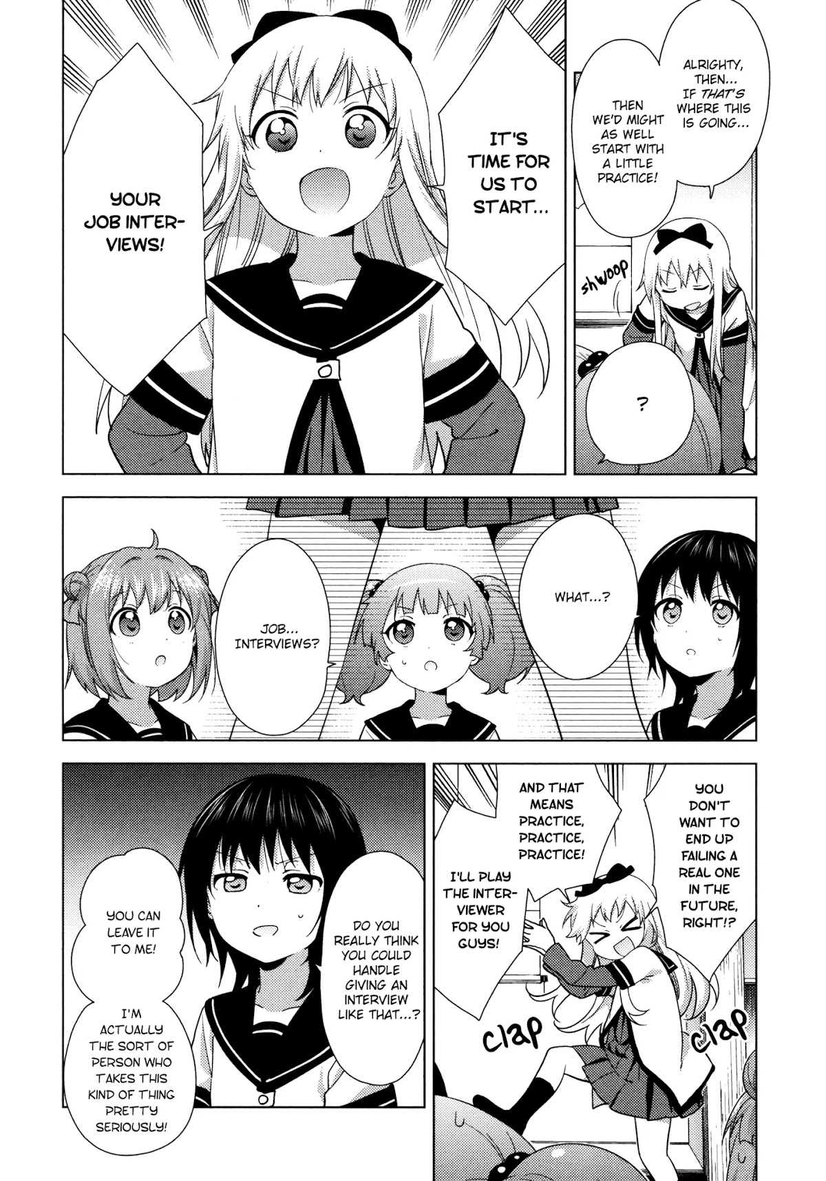 Yuru Yuri chapter 135 page 4