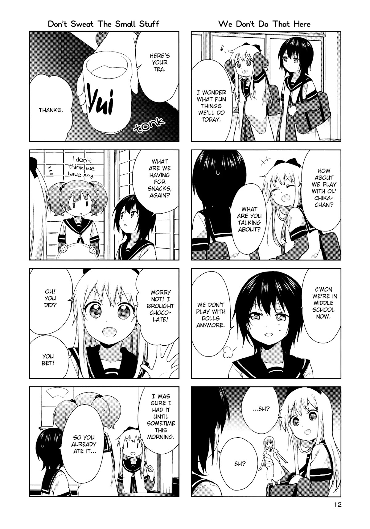 Yuru Yuri chapter 138.5 page 11