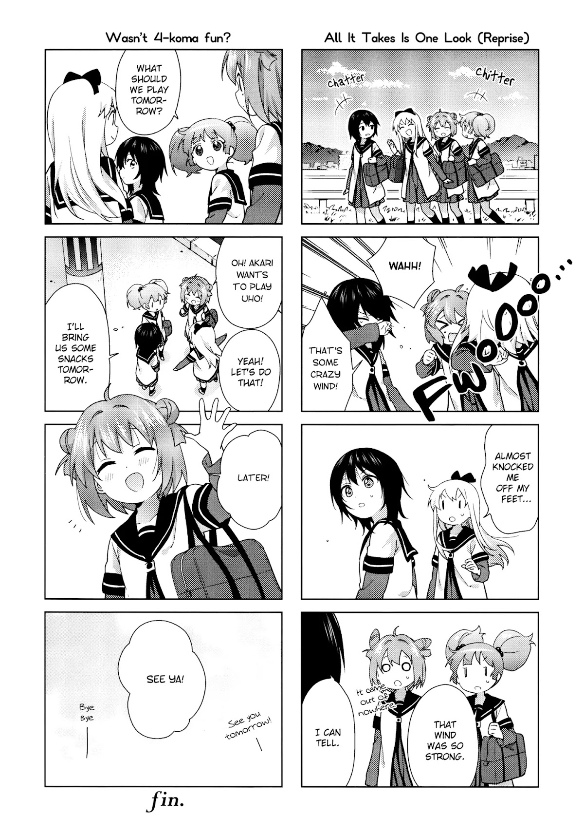 Yuru Yuri chapter 138.5 page 17