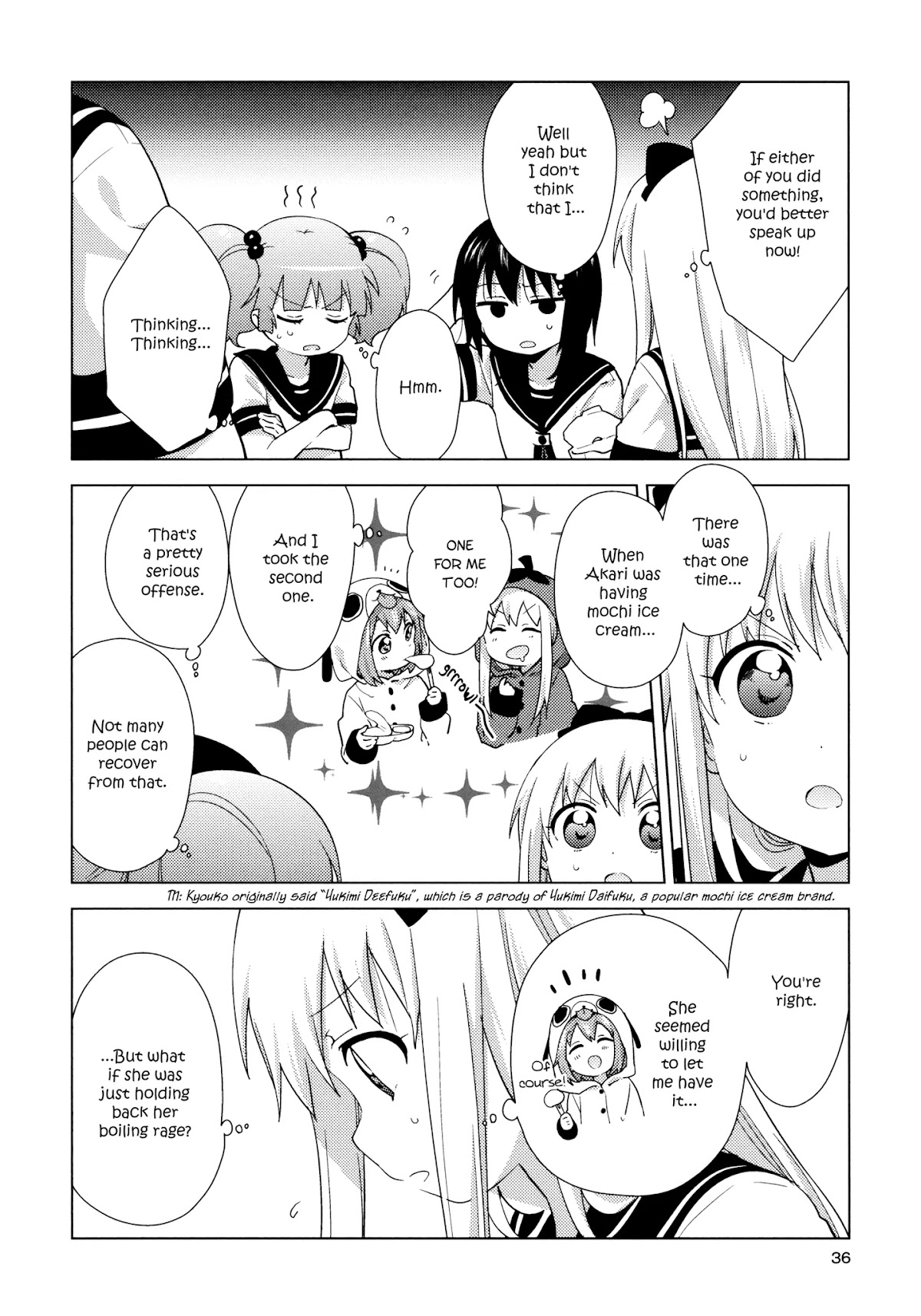 Yuru Yuri chapter 141 page 4