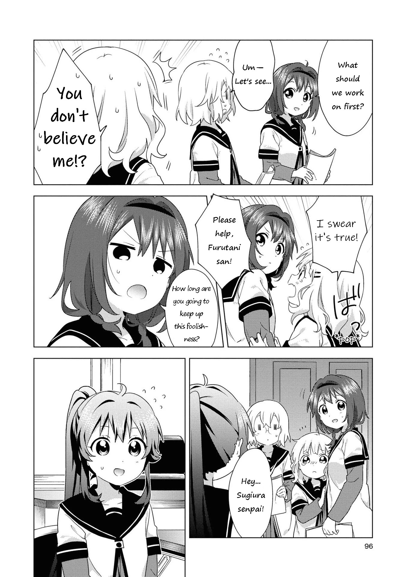 Yuru Yuri chapter 165 page 4