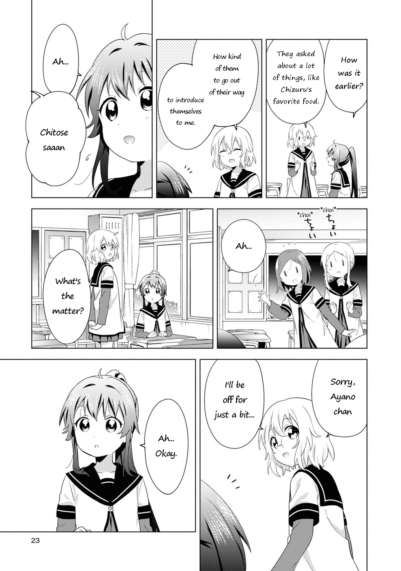 Yuru Yuri chapter 170 page 5