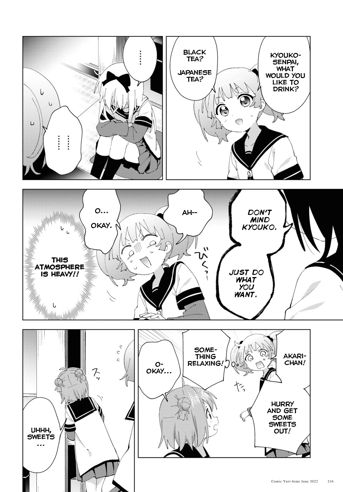 Yuru Yuri chapter 185 page 4