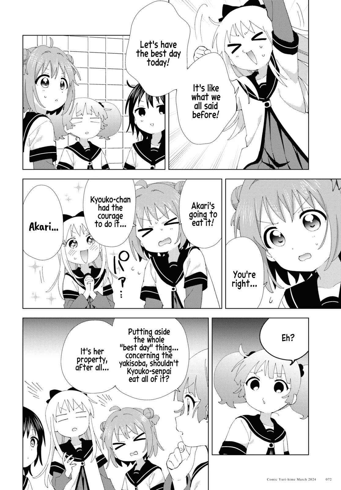 Yuru Yuri chapter 206 page 10
