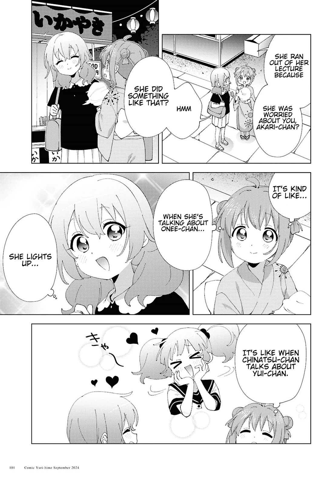 Yuru Yuri chapter 212 page 7