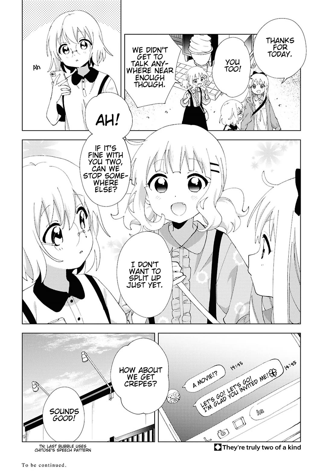 Yuru Yuri chapter 213 page 12