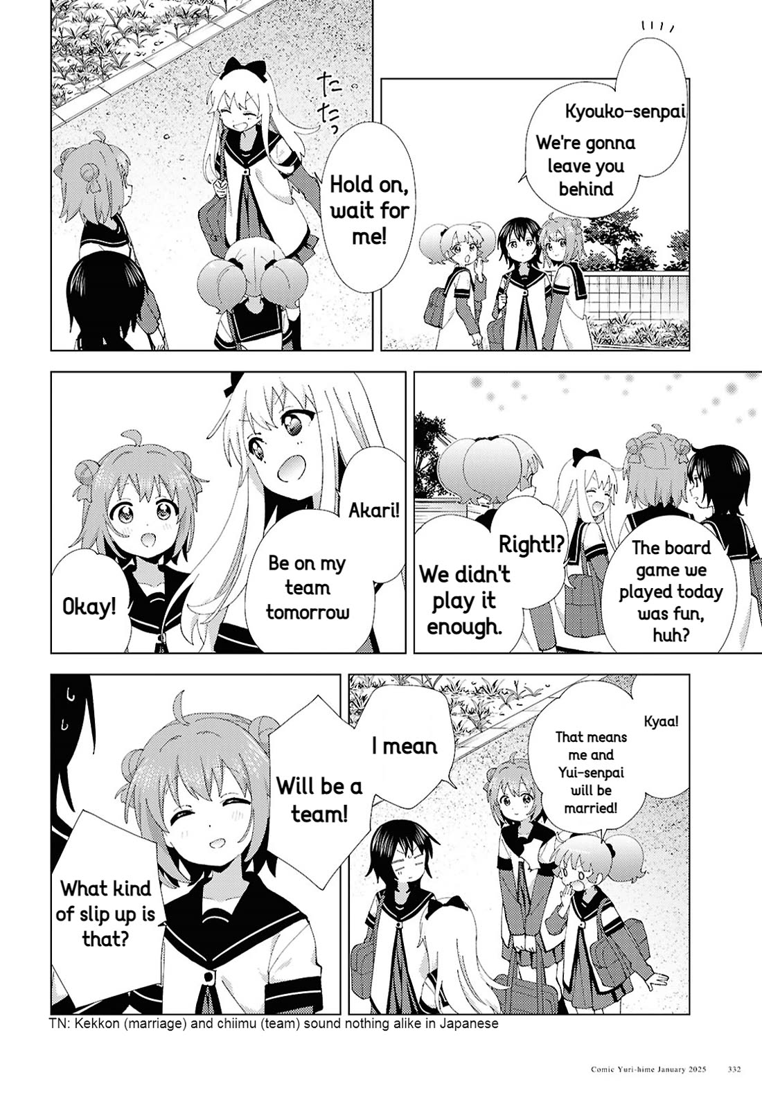 Yuru Yuri chapter 216 page 10