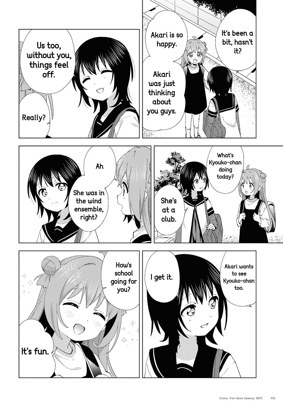 Yuru Yuri chapter 216 page 4