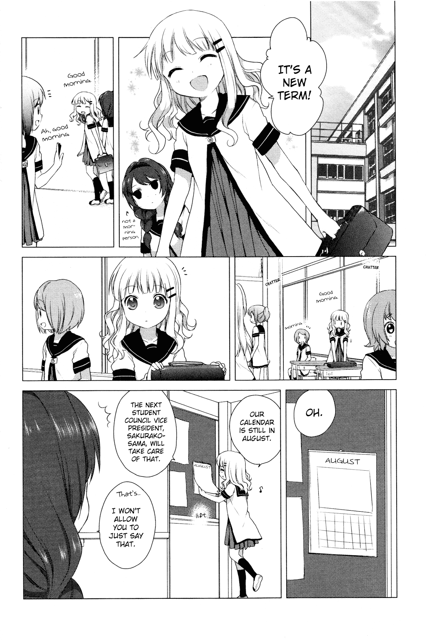 Yuru Yuri chapter 23 page 2