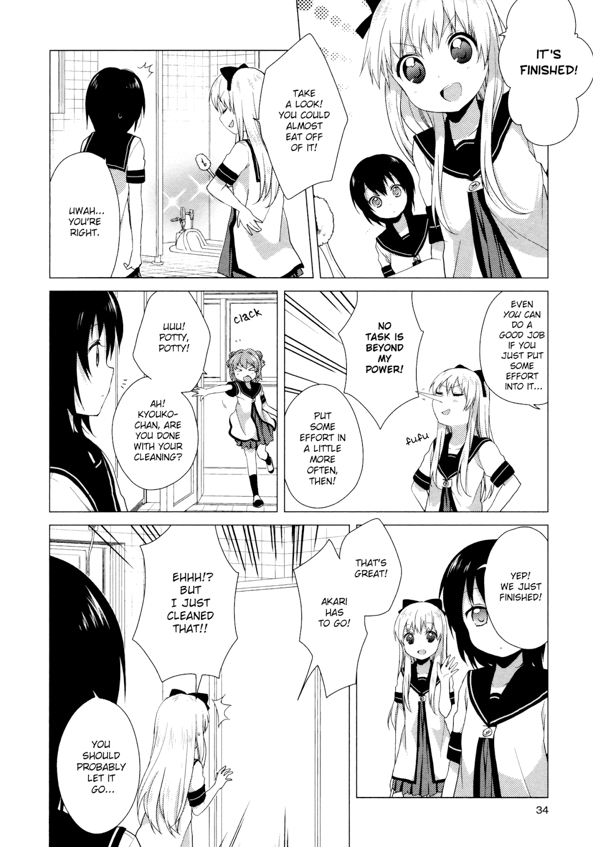 Yuru Yuri chapter 34 page 12