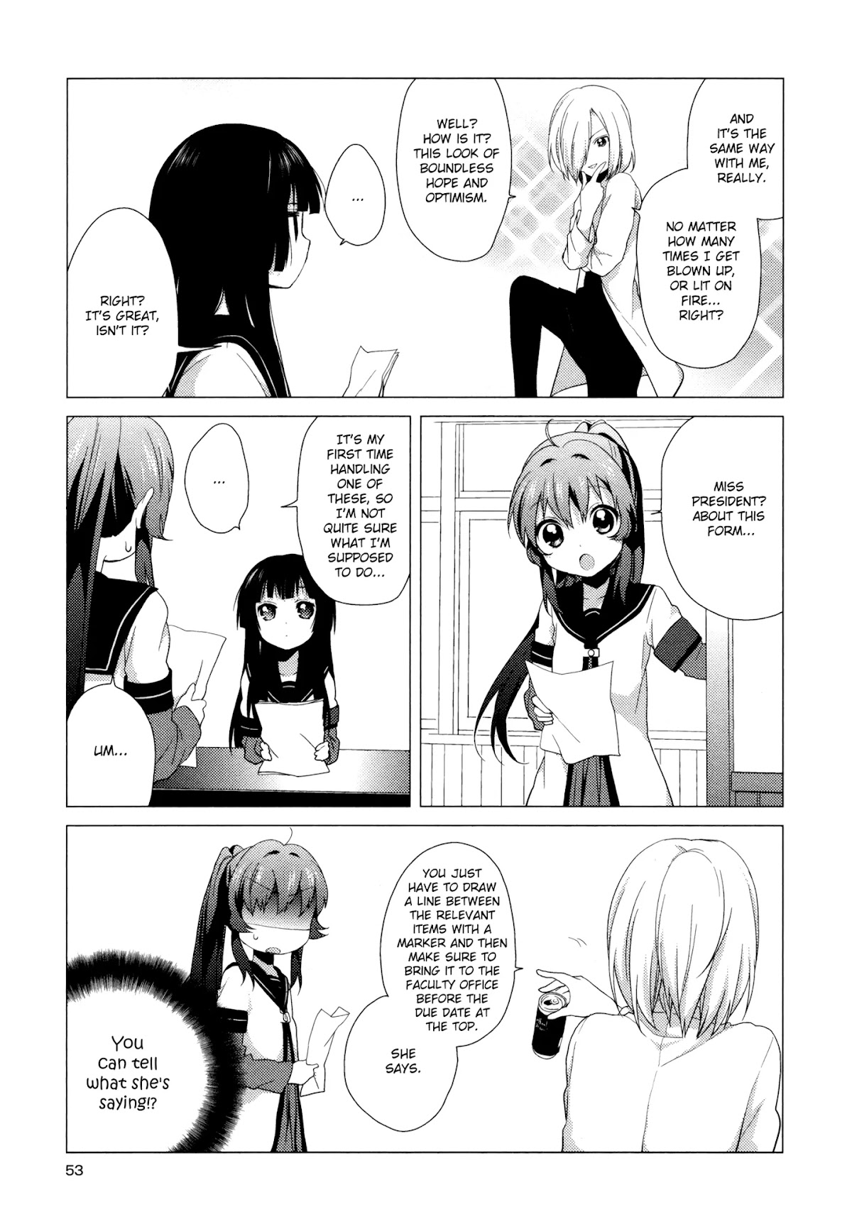 Yuru Yuri chapter 36 page 3