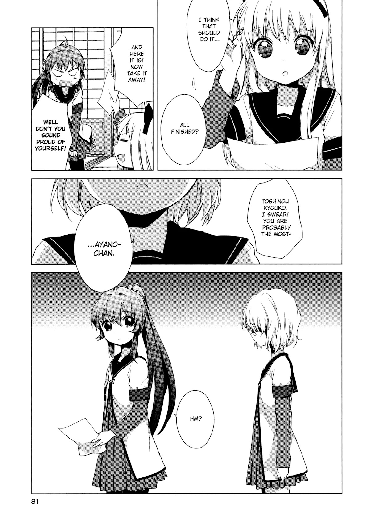 Yuru Yuri chapter 38 page 3