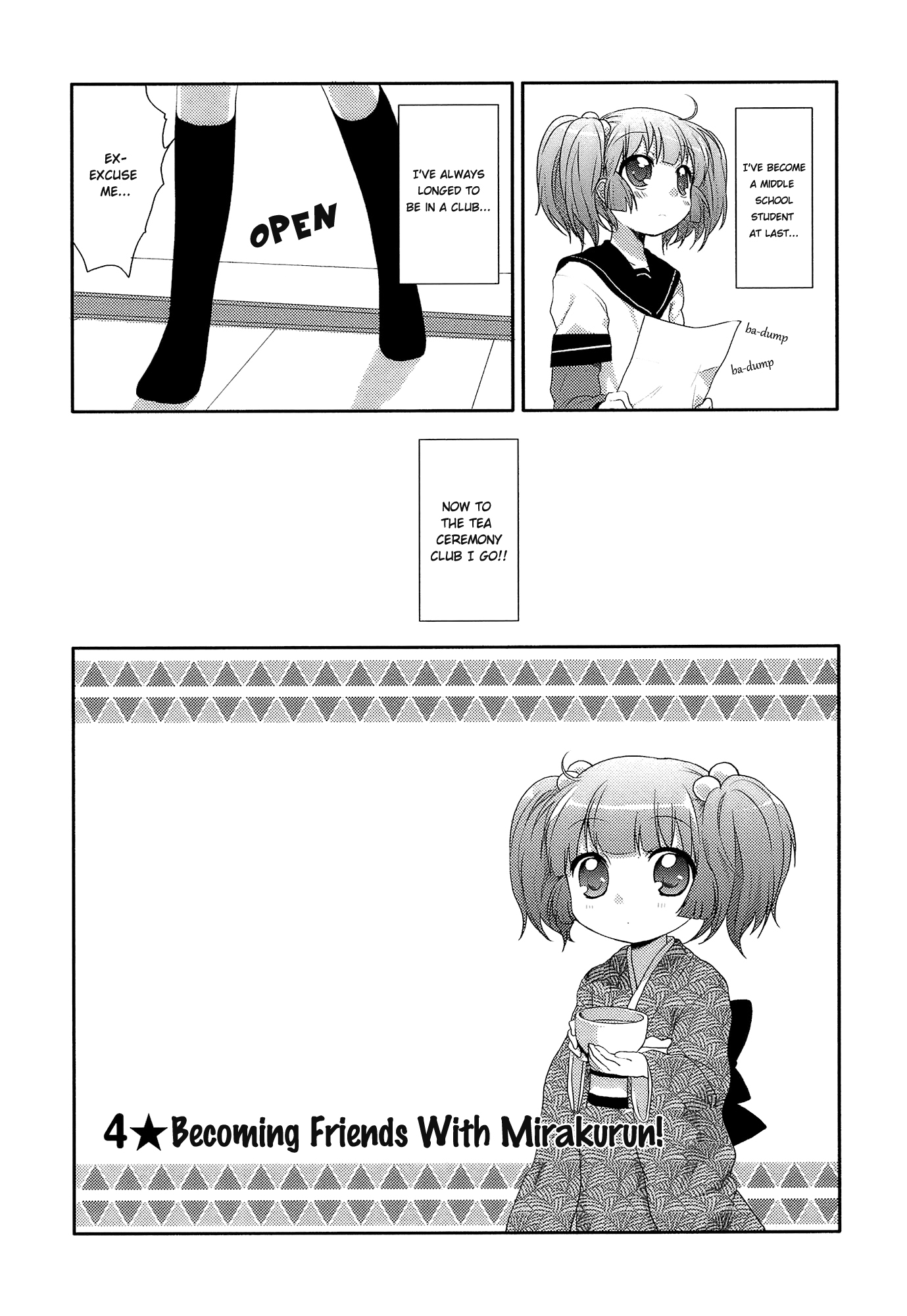 Yuru Yuri chapter 4 page 1