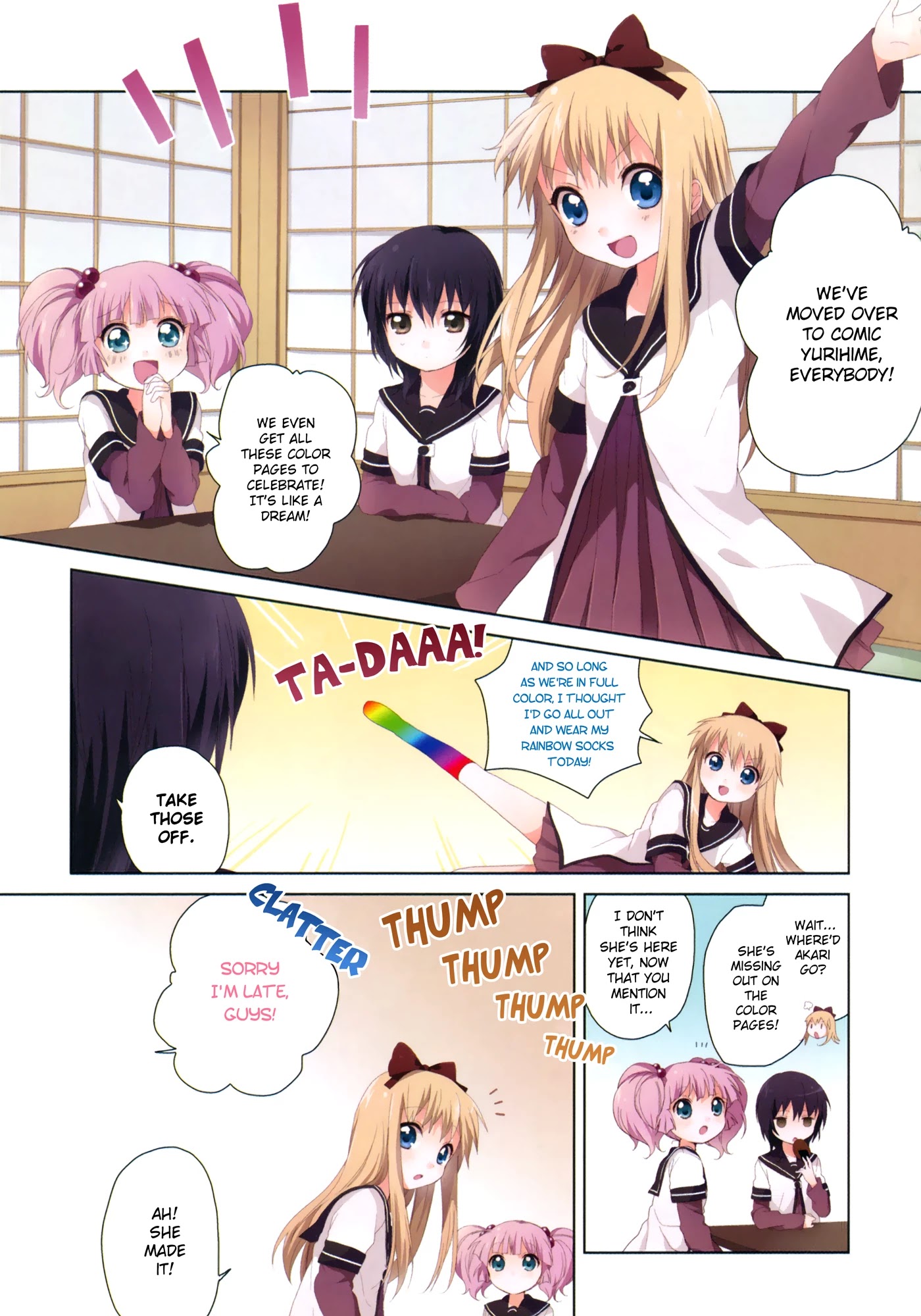 Yuru Yuri chapter 43.8 page 5