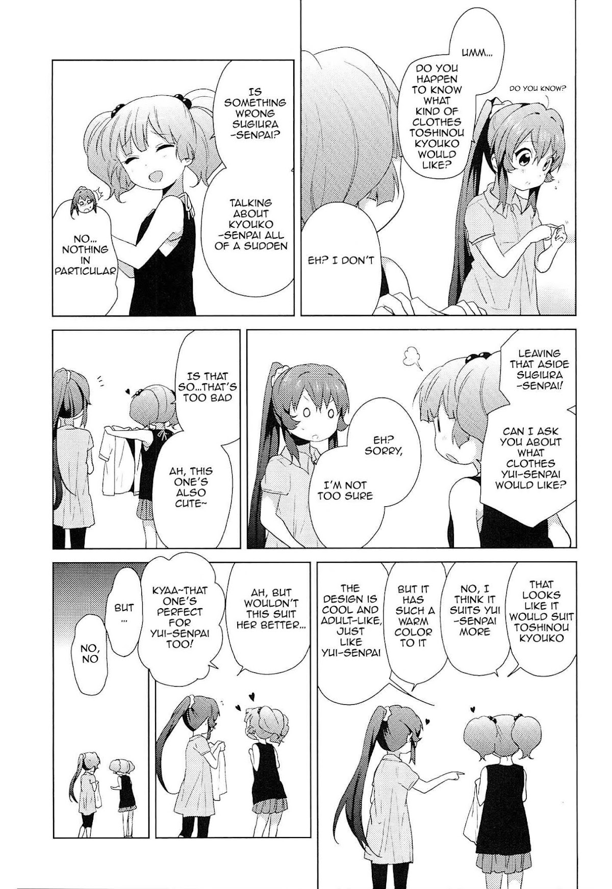 Yuru Yuri chapter 52.17 page 5