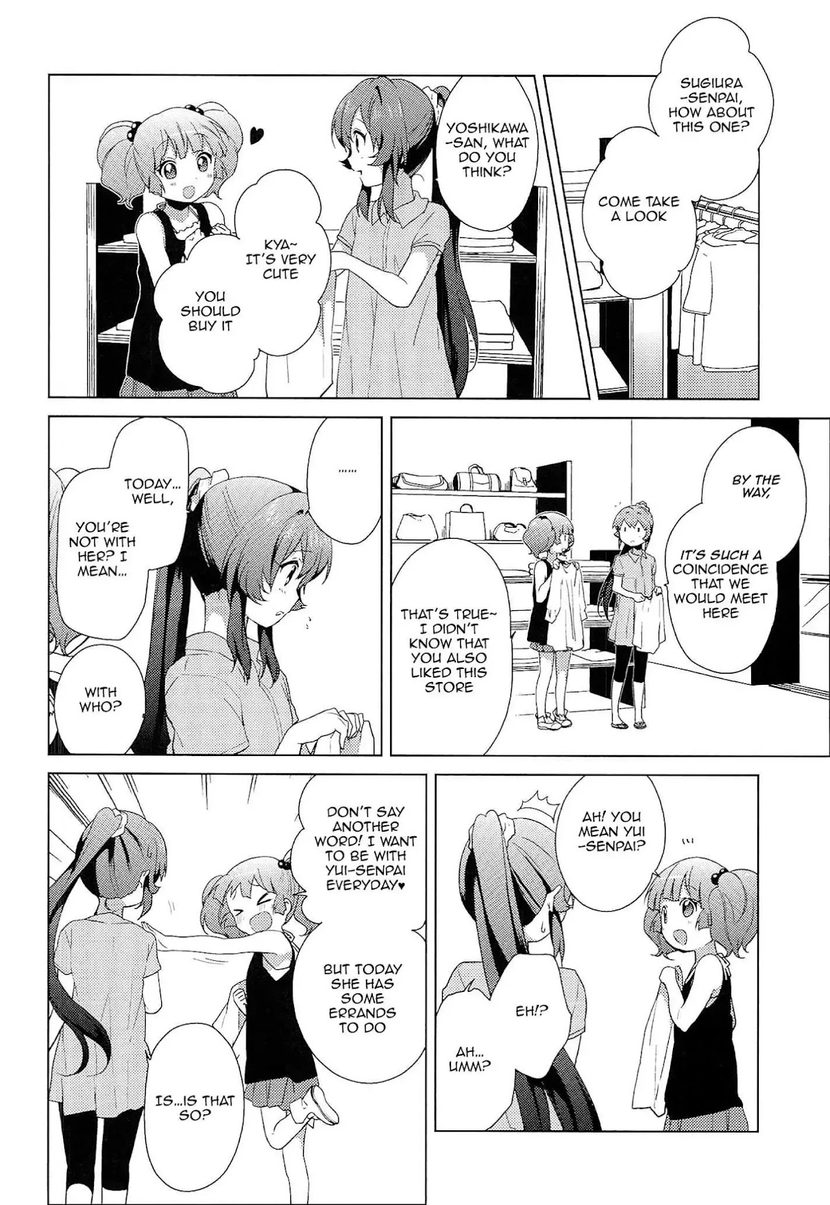 Yuru Yuri chapter 52.8 page 4