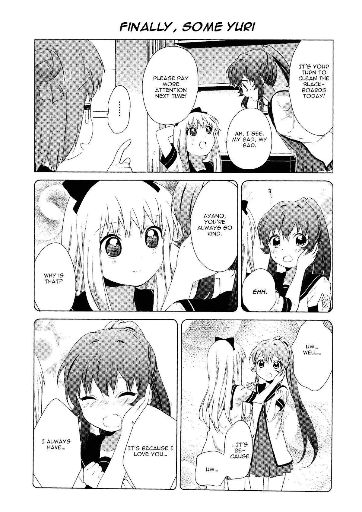 Yuru Yuri chapter 52.9 page 14