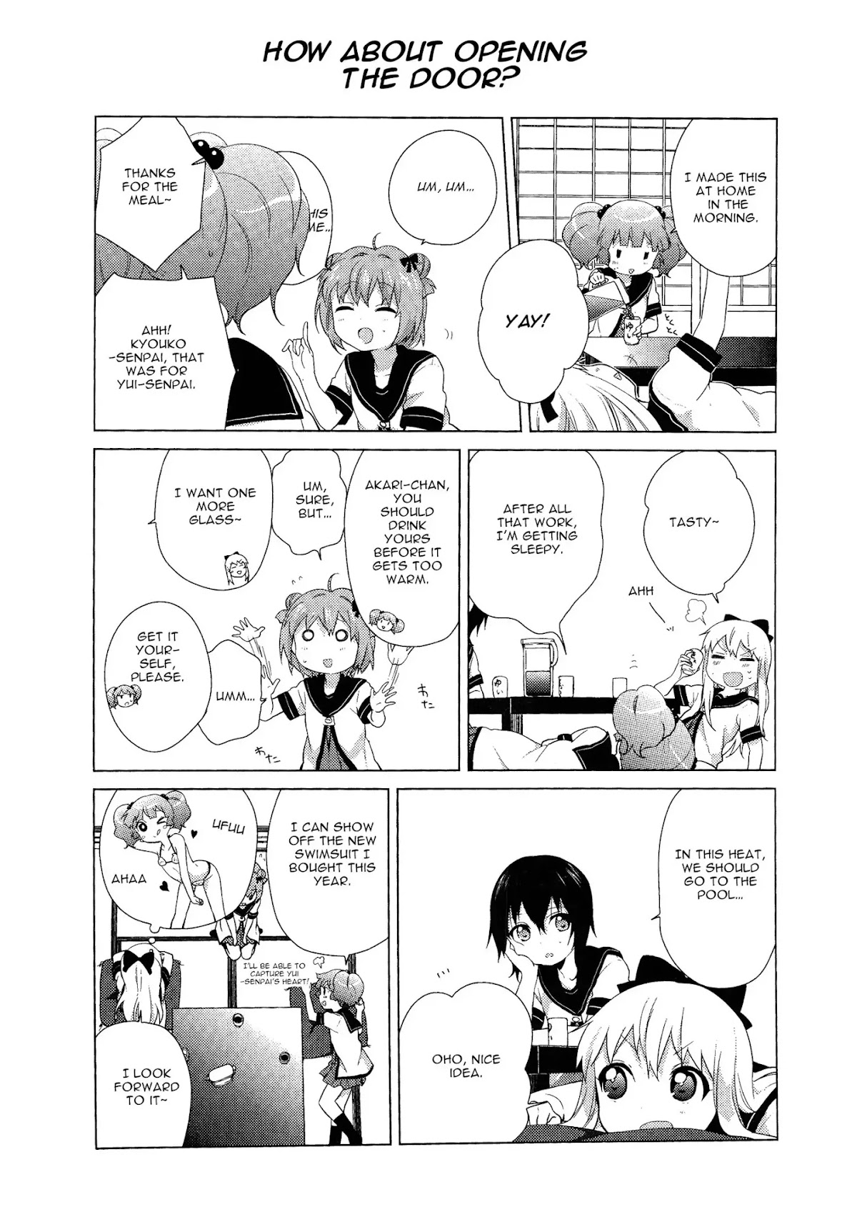Yuru Yuri chapter 52.9 page 9