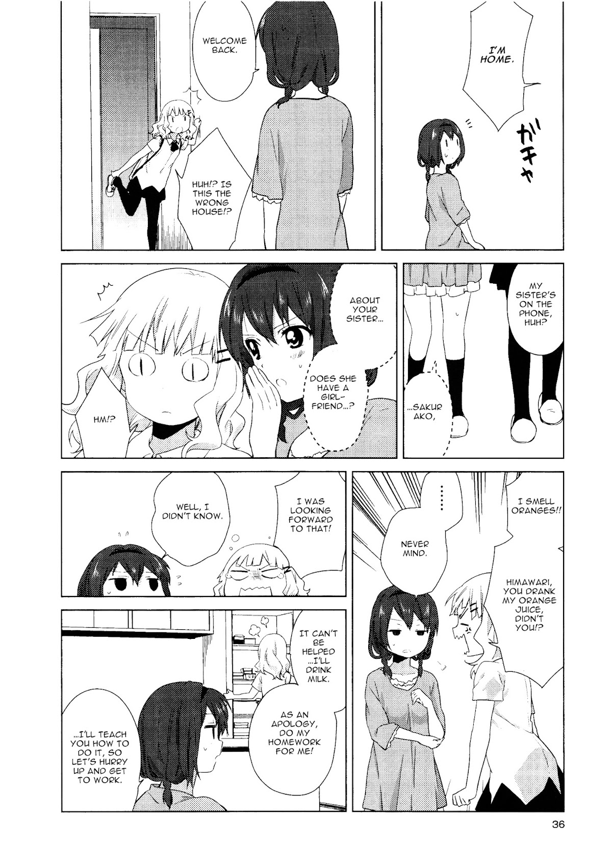 Yuru Yuri chapter 54 page 4