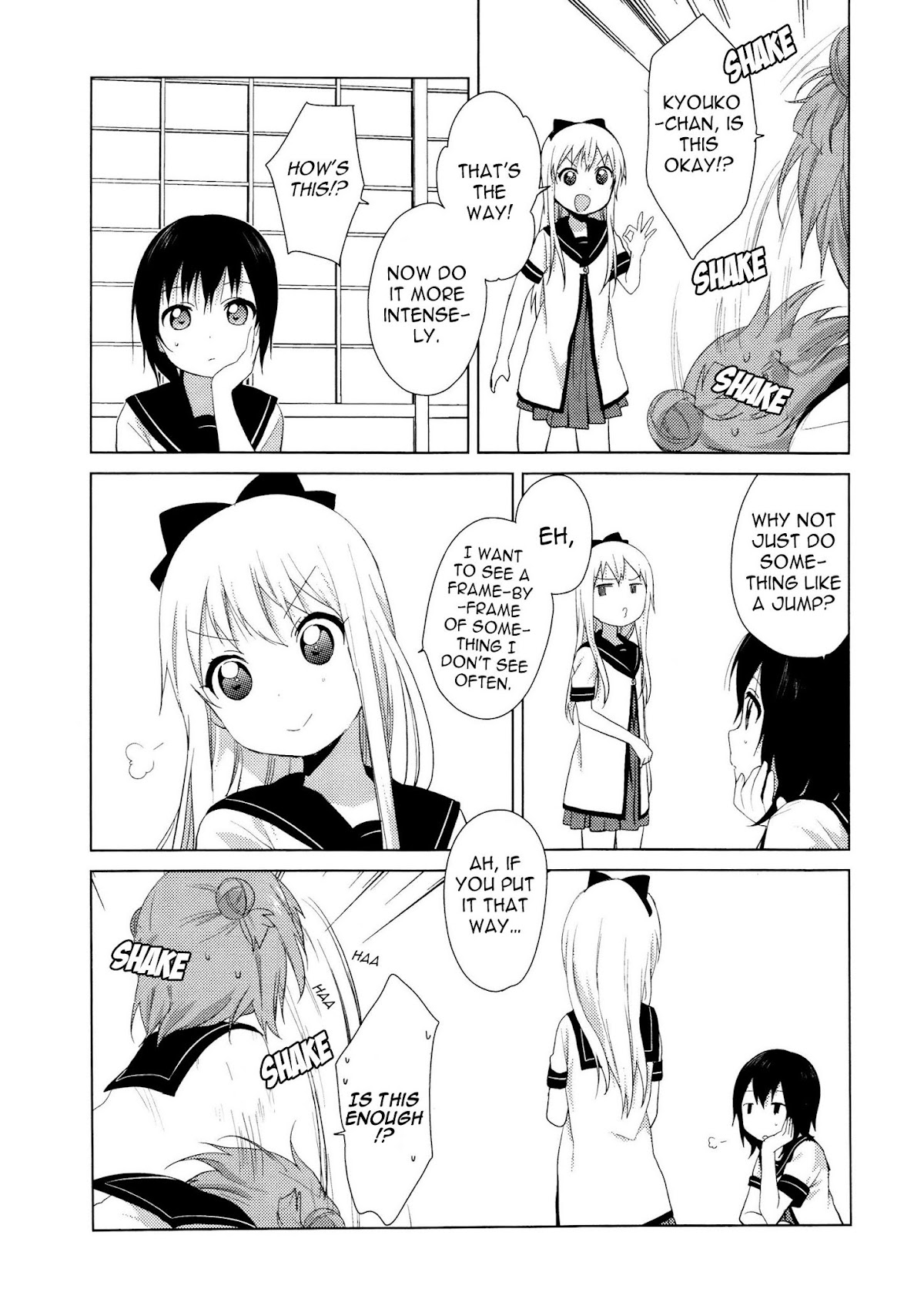 Yuru Yuri chapter 61.3 page 5