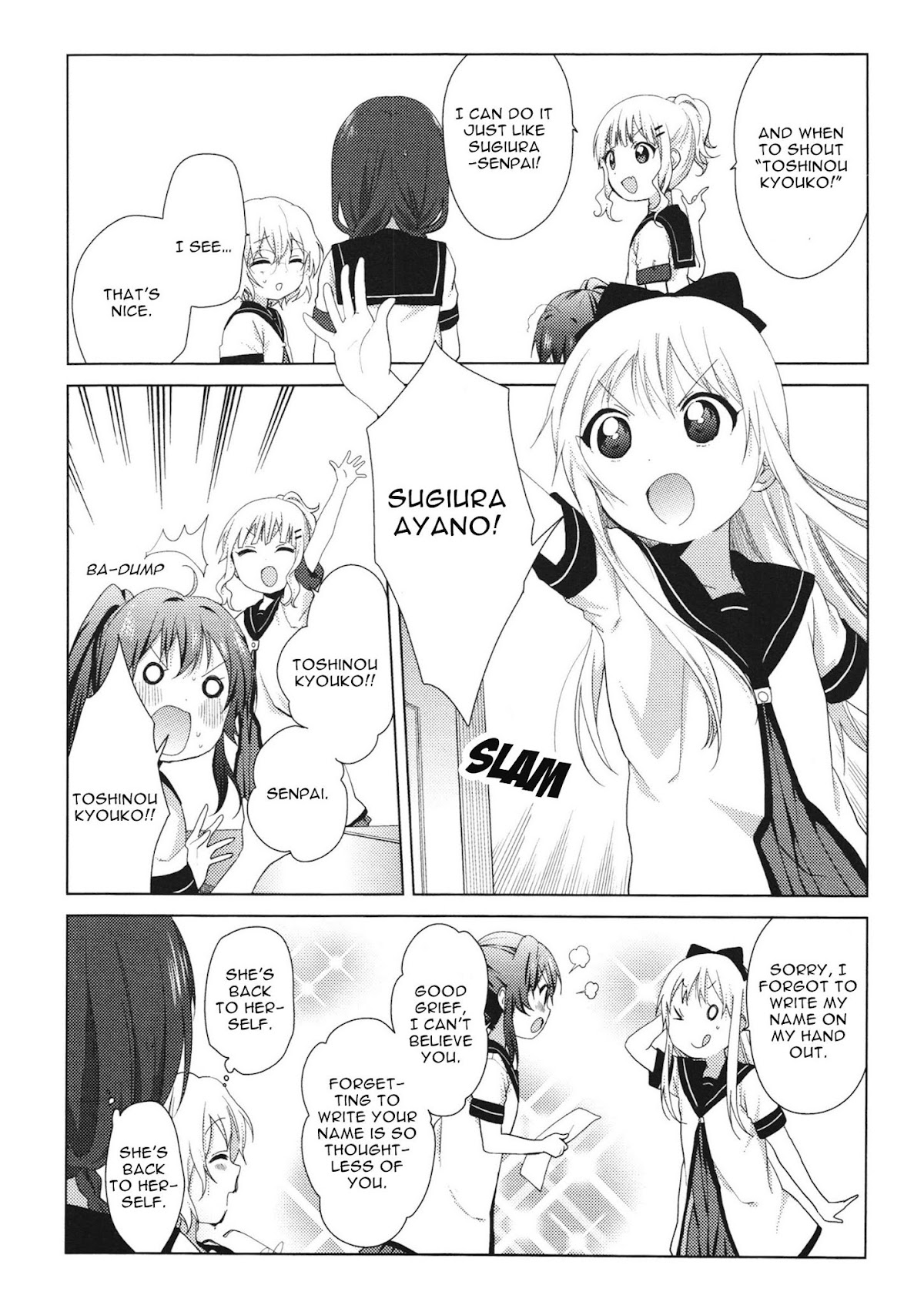 Yuru Yuri chapter 61.5 page 12