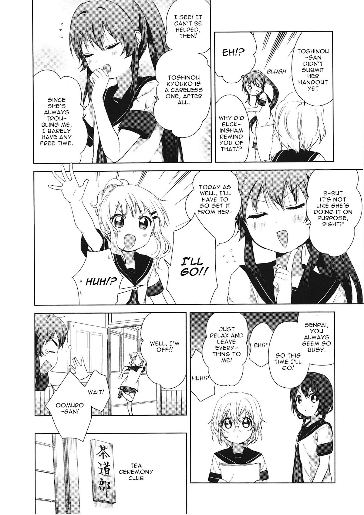 Yuru Yuri chapter 61.5 page 6