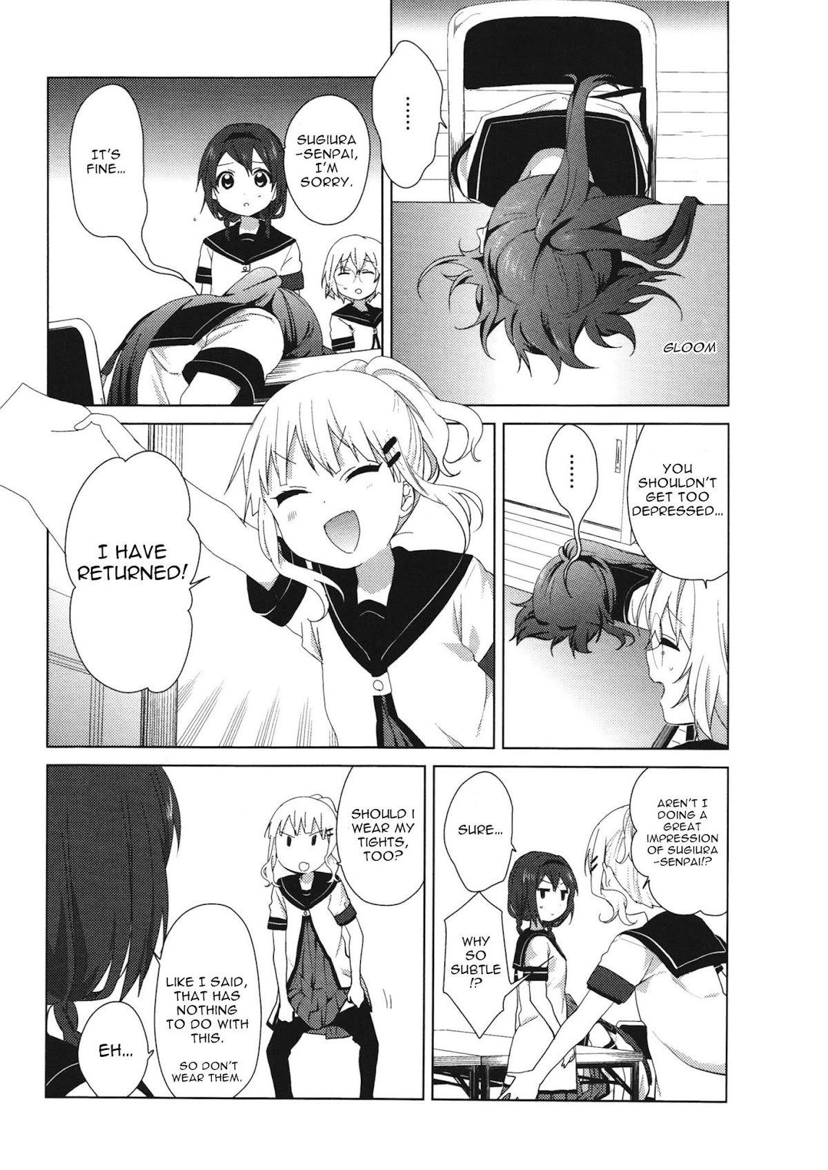 Yuru Yuri chapter 61.5 page 8