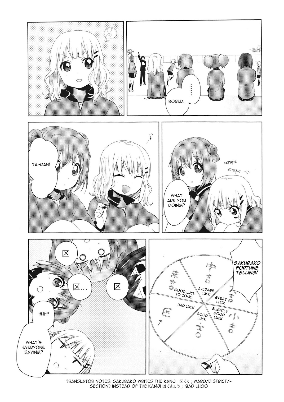Yuru Yuri chapter 61.6 page 3
