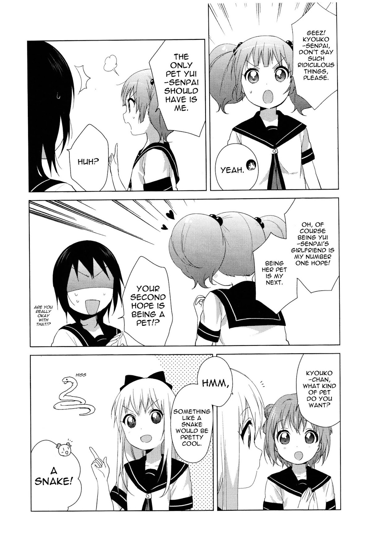 Yuru Yuri chapter 61.7 page 4