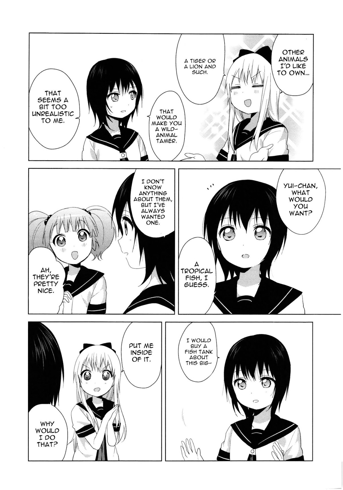 Yuru Yuri chapter 61.7 page 8