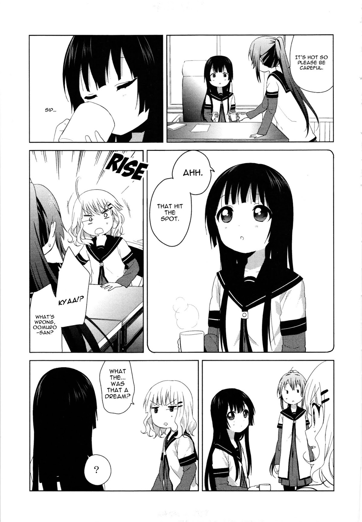 Yuru Yuri chapter 61.8 page 3